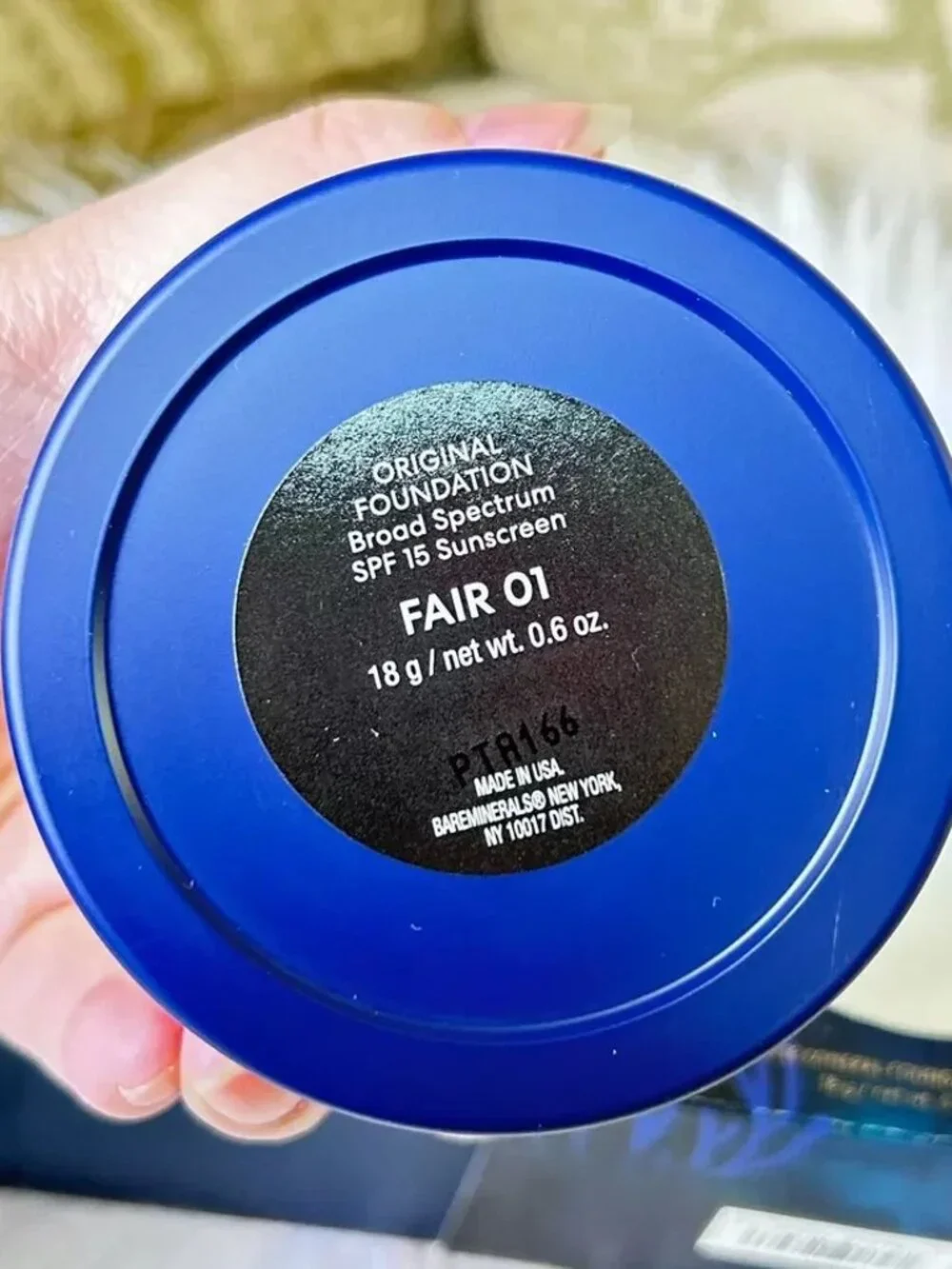 New bareMinerals ORIGINAL LOOSE MINERAL FOUNDATION SPF 15~~Fair~Jumbo size 18 g